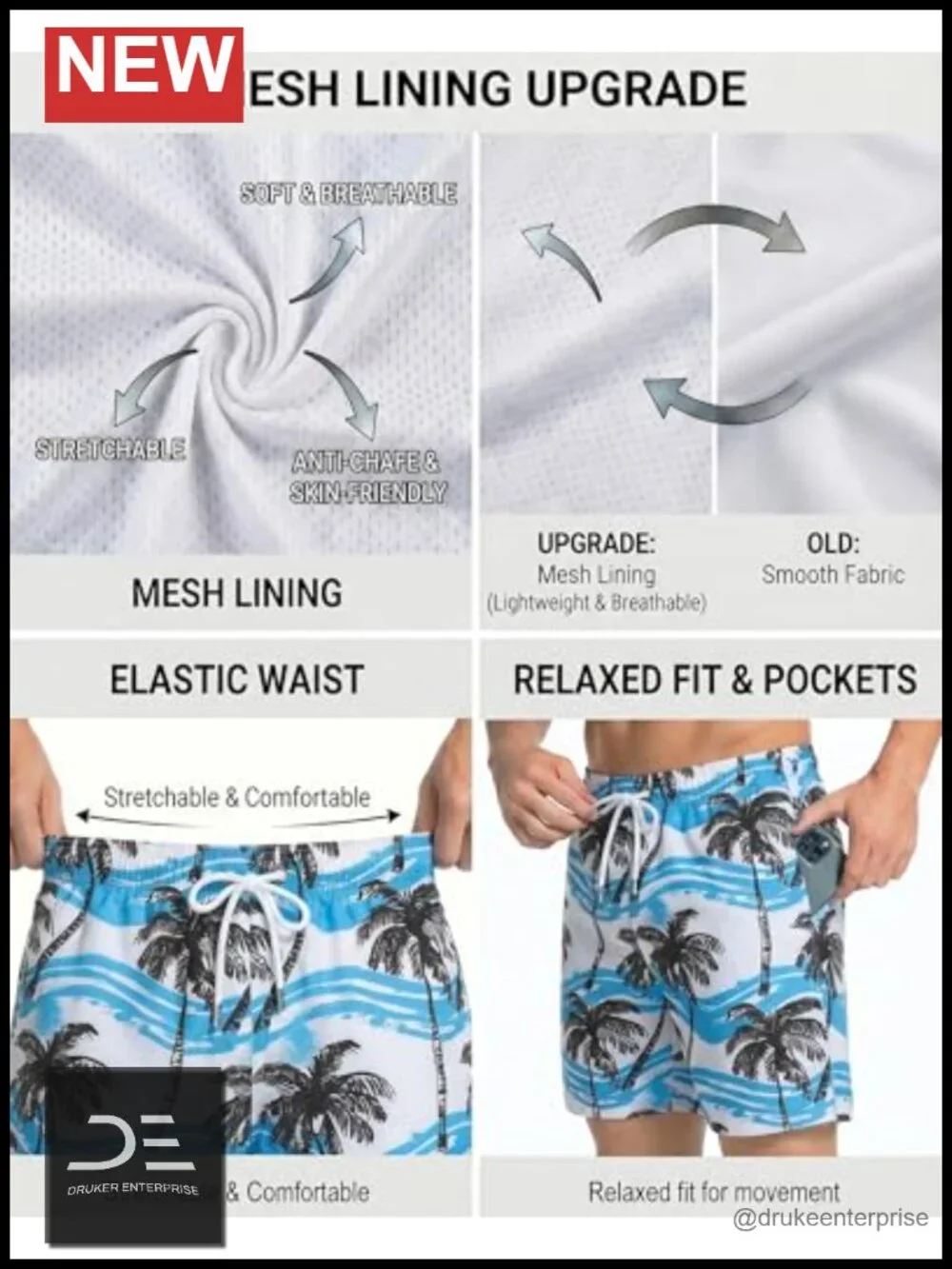 Men's Swim Trunks 5